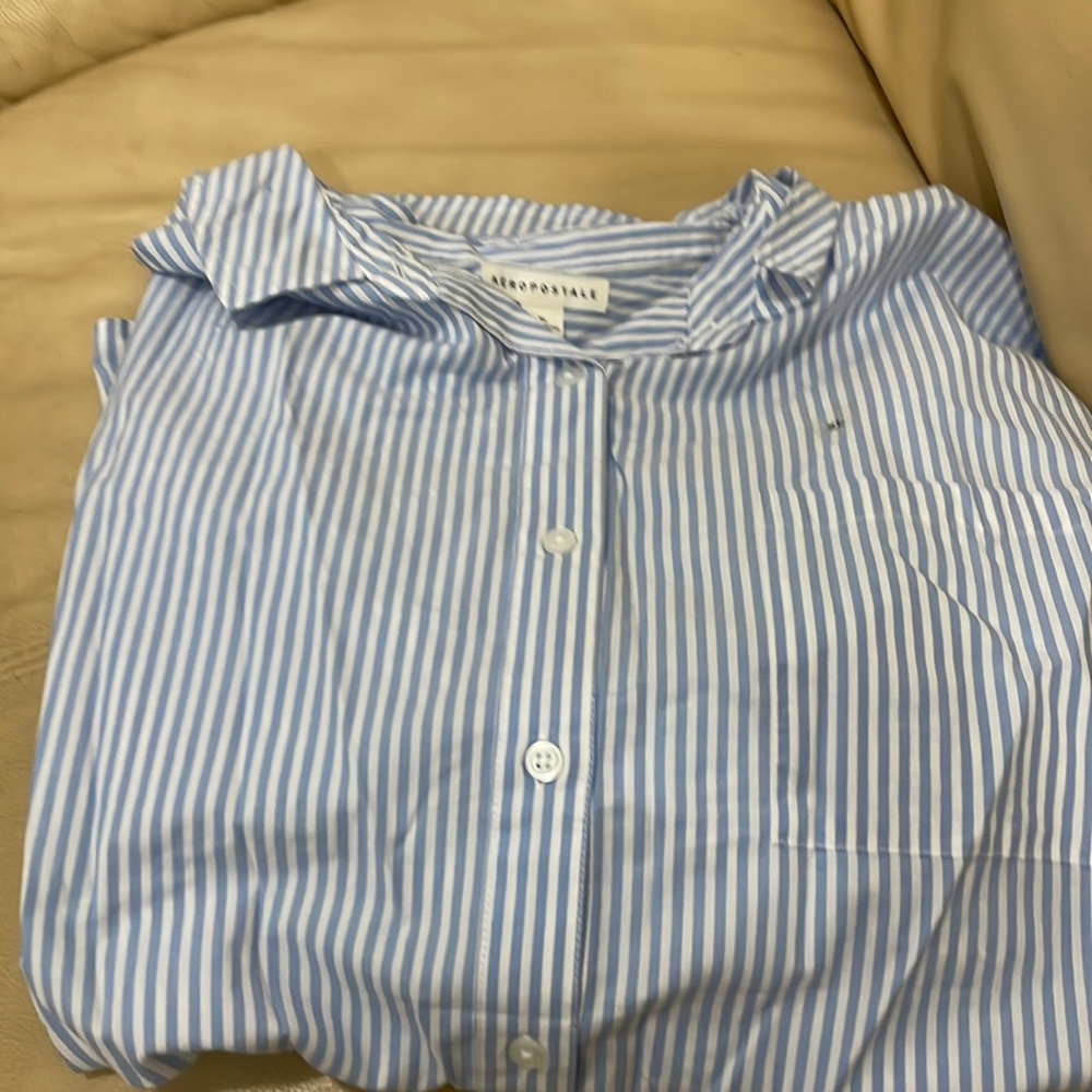 Striped Long Sleeve Shirt, Size XL, Brand: Aeropostale